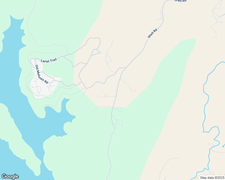 map of restaurants, bars, coffee shops, grocery stores, and more near 17940 Shell Road in Jamestown