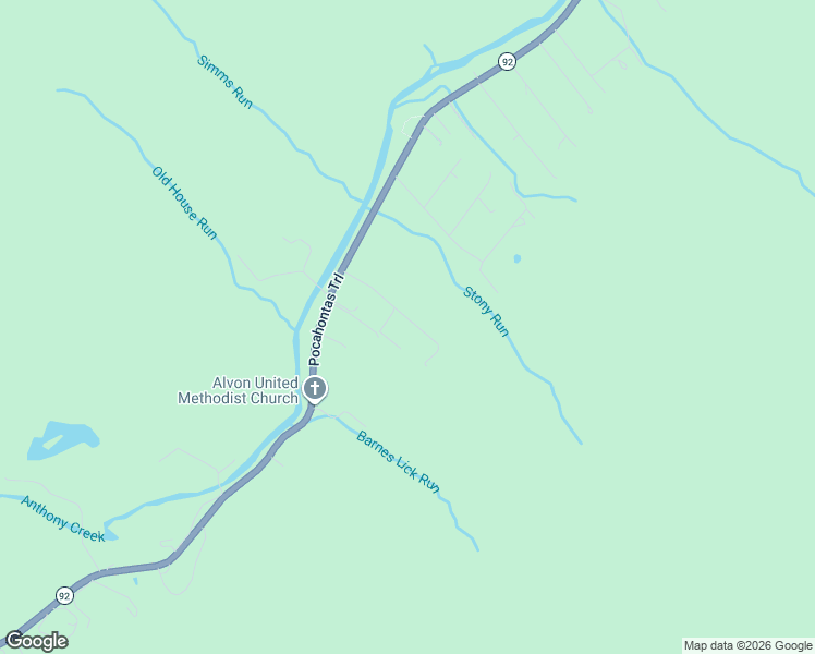 map of restaurants, bars, coffee shops, grocery stores, and more near 280 McDermott Avenue in White Sulphur Springs