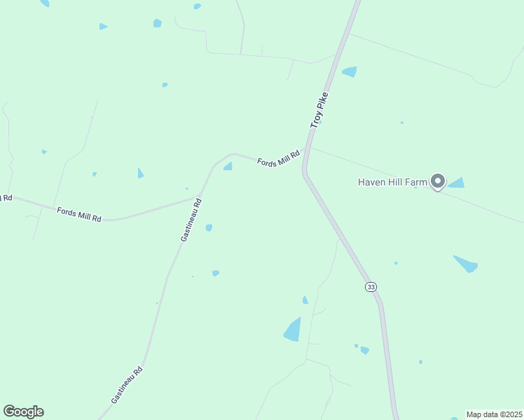 map of restaurants, bars, coffee shops, grocery stores, and more near 138 Fords Mill Road in Versailles