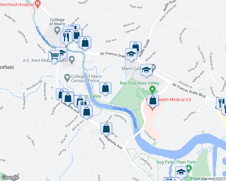 18 Berens Drive, Kentfield CA Walk Score