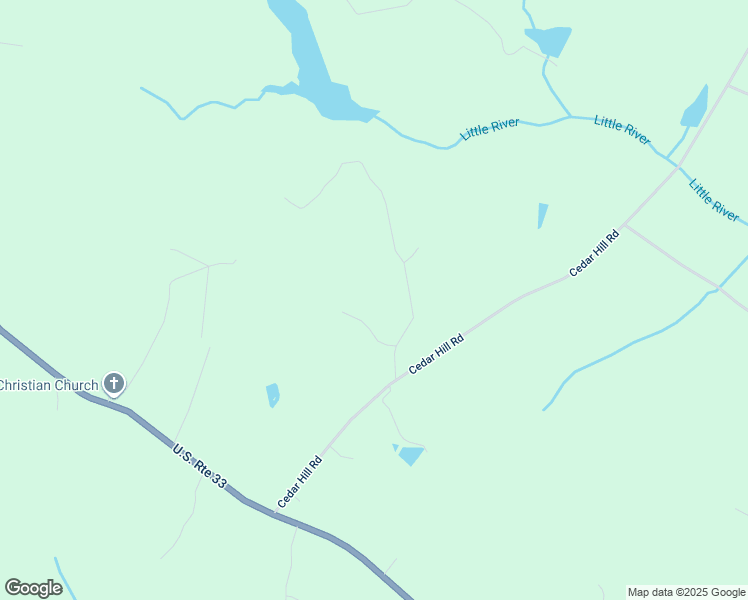 map of restaurants, bars, coffee shops, grocery stores, and more near 122 Oak Haven Lane in Mineral