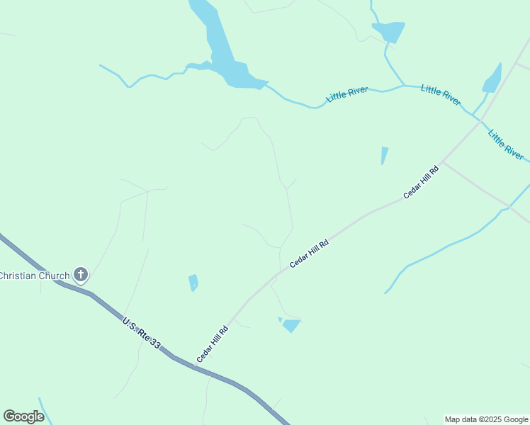 map of restaurants, bars, coffee shops, grocery stores, and more near 122 Oak Haven Lane in Mineral