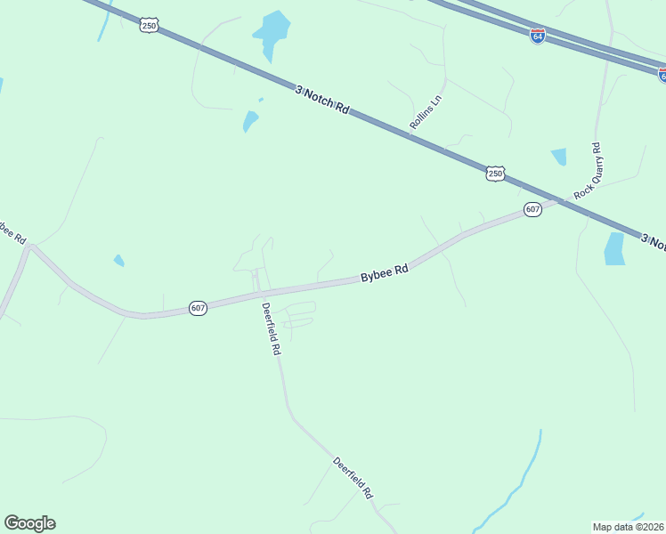 map of restaurants, bars, coffee shops, grocery stores, and more near 2019 Bybee Road in Louisa