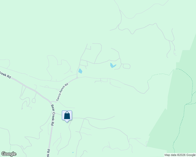 map of restaurants, bars, coffee shops, grocery stores, and more near Garcia Ranch Road in Contra Costa County
