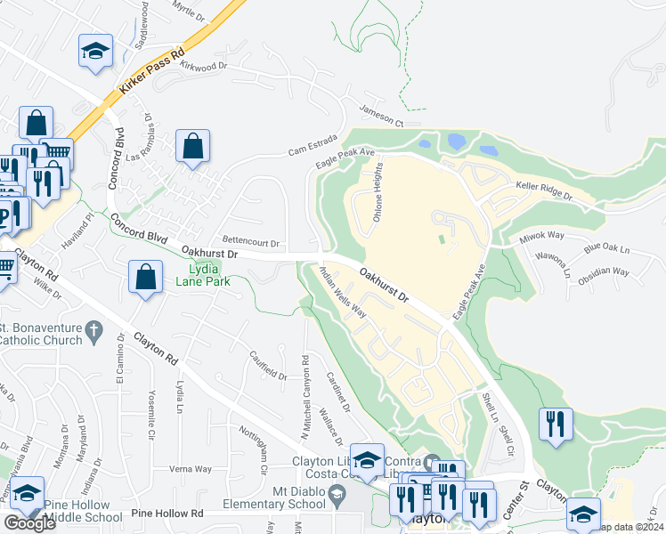 map of restaurants, bars, coffee shops, grocery stores, and more near 35 Jalalon Place in Clayton
