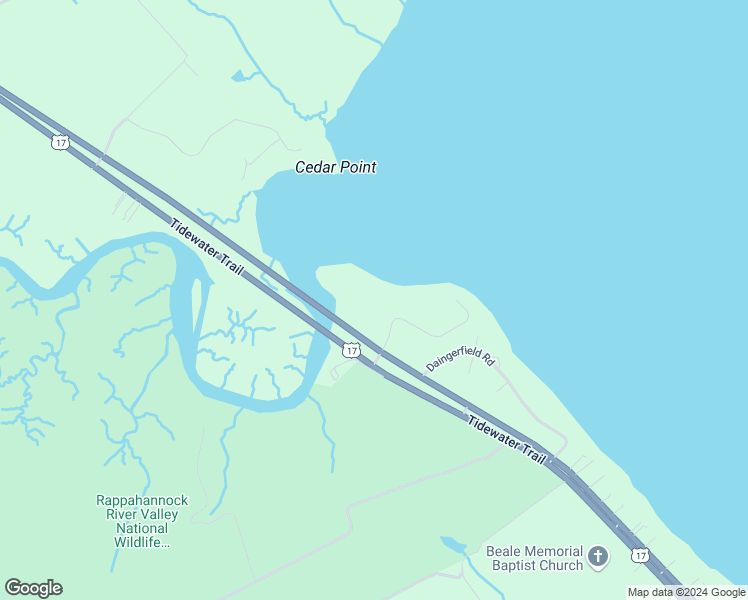 map of restaurants, bars, coffee shops, grocery stores, and more near 187 Benton Point Road in Tappahannock