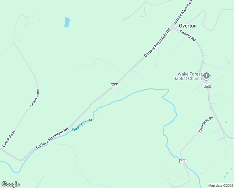 map of restaurants, bars, coffee shops, grocery stores, and more near 3011 Carters Mountain Road in Charlottesville