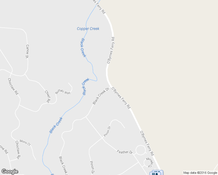 map of restaurants, bars, coffee shops, grocery stores, and more near 18 Black Creek Drive in Copperopolis