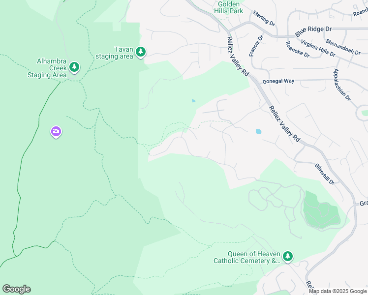 map of restaurants, bars, coffee shops, grocery stores, and more near 1169 Sunrise Ridge Drive in Lafayette