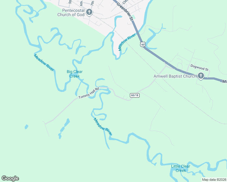 map of restaurants, bars, coffee shops, grocery stores, and more near County Route 60/18 in Rupert