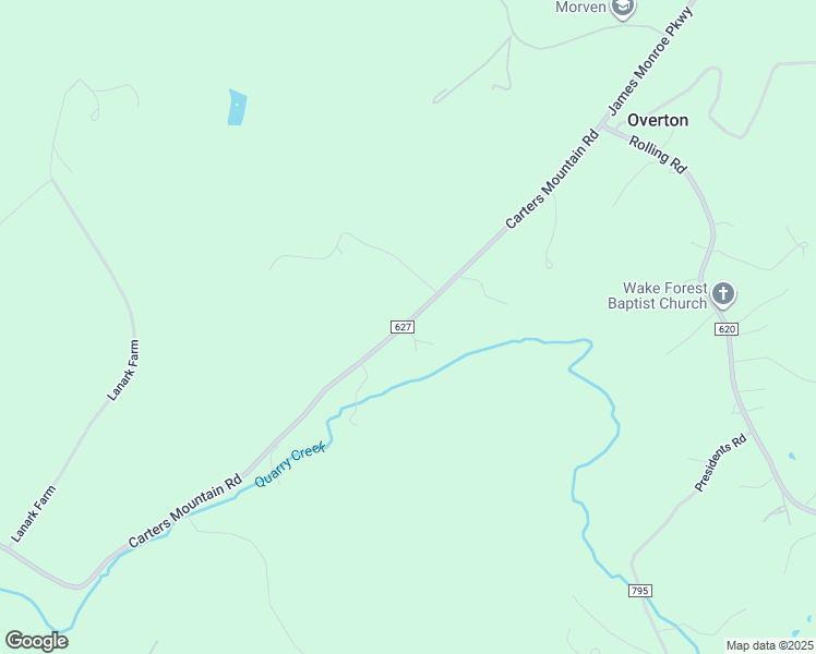 map of restaurants, bars, coffee shops, grocery stores, and more near 3011 Carters Mountain Road in Charlottesville
