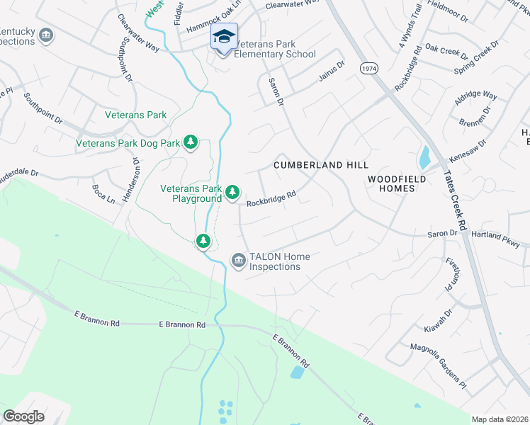 map of restaurants, bars, coffee shops, grocery stores, and more near 909 Woodglen Court in Lexington