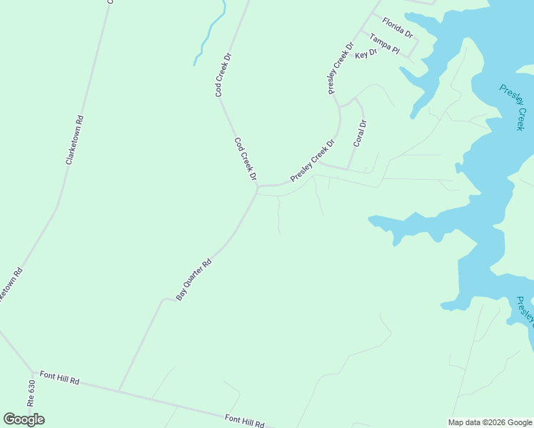 map of restaurants, bars, coffee shops, grocery stores, and more near 90 Bay Quarter Road in Heathsville