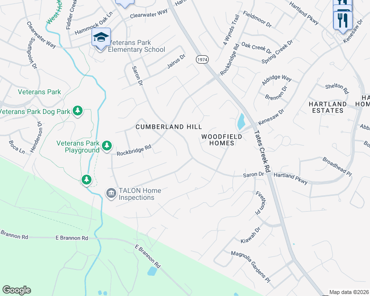 map of restaurants, bars, coffee shops, grocery stores, and more near 4633 Saron Drive in Lexington