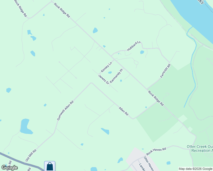 map of restaurants, bars, coffee shops, grocery stores, and more near Janets Drive in Brandenburg