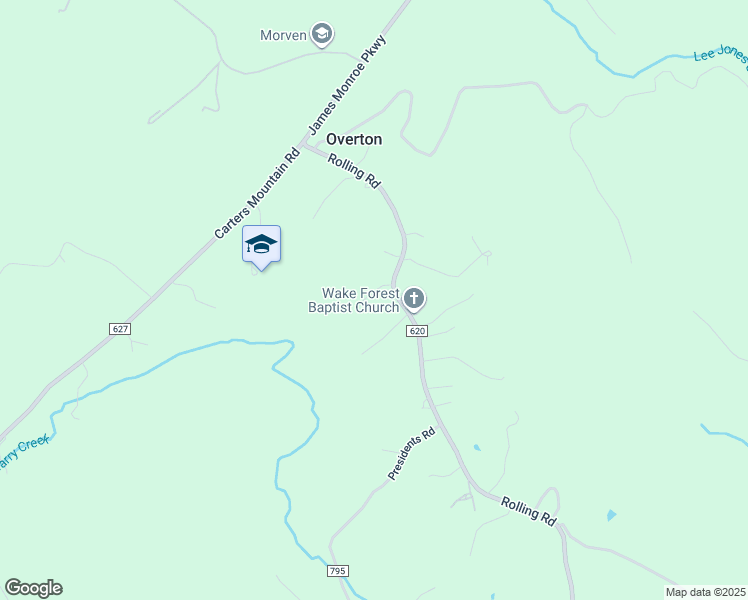 map of restaurants, bars, coffee shops, grocery stores, and more near 3070 Rolling Road in Scottsville