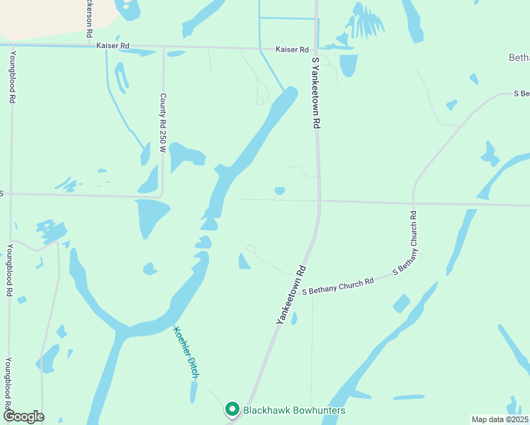 map of restaurants, bars, coffee shops, grocery stores, and more near 2100 West Eble Road in Boonville