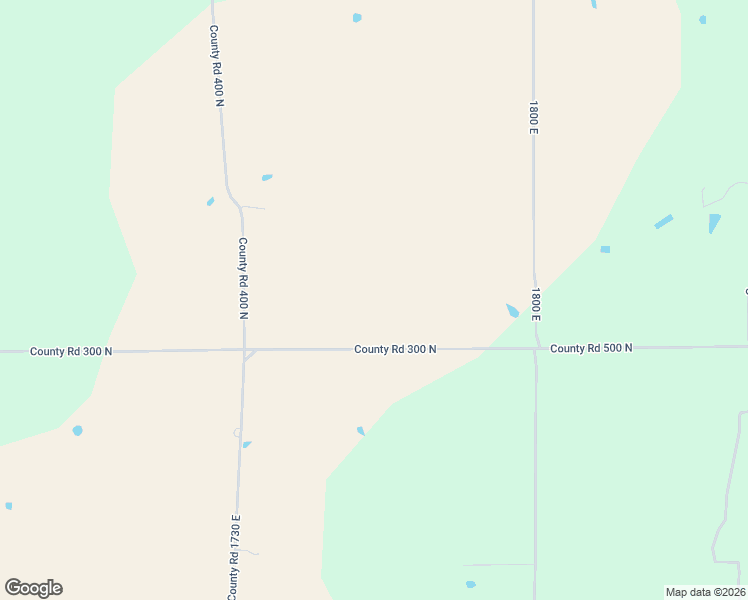 map of restaurants, bars, coffee shops, grocery stores, and more near 17489 County Road 300 North in Broughton