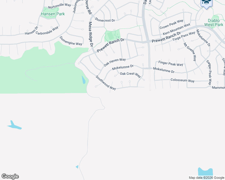 map of restaurants, bars, coffee shops, grocery stores, and more near 5425 East Creek Court in Antioch