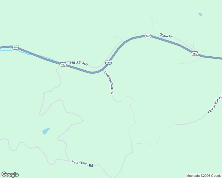 map of restaurants, bars, coffee shops, grocery stores, and more near Cold Iron Fork Road in Frenchburg