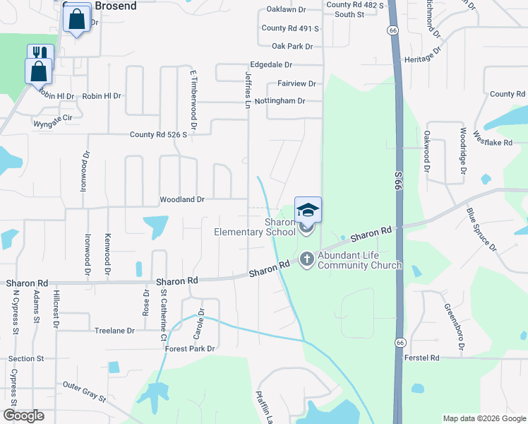map of restaurants, bars, coffee shops, grocery stores, and more near 7444 Upper Meadow Road in Newburgh