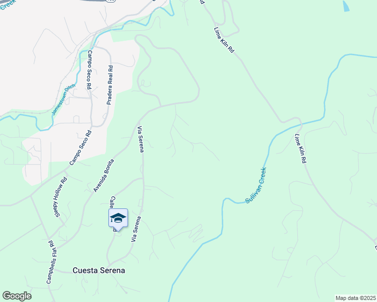 map of restaurants, bars, coffee shops, grocery stores, and more near 18373 Corte Del Montana in Sonora