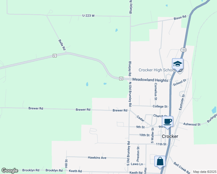 23628 State Highway U, Crocker MO Walk Score