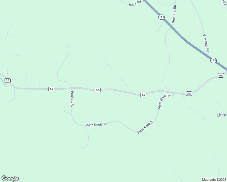map of restaurants, bars, coffee shops, grocery stores, and more near 20499 State Highway AA in Potosi