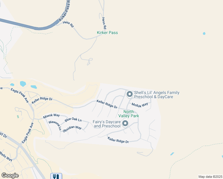 map of restaurants, bars, coffee shops, grocery stores, and more near 3029 Windmill Canyon Drive in Clayton