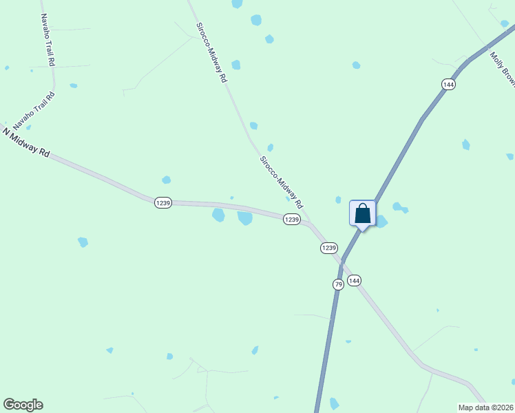 map of restaurants, bars, coffee shops, grocery stores, and more near 2880 North Midway Road in Brandenburg