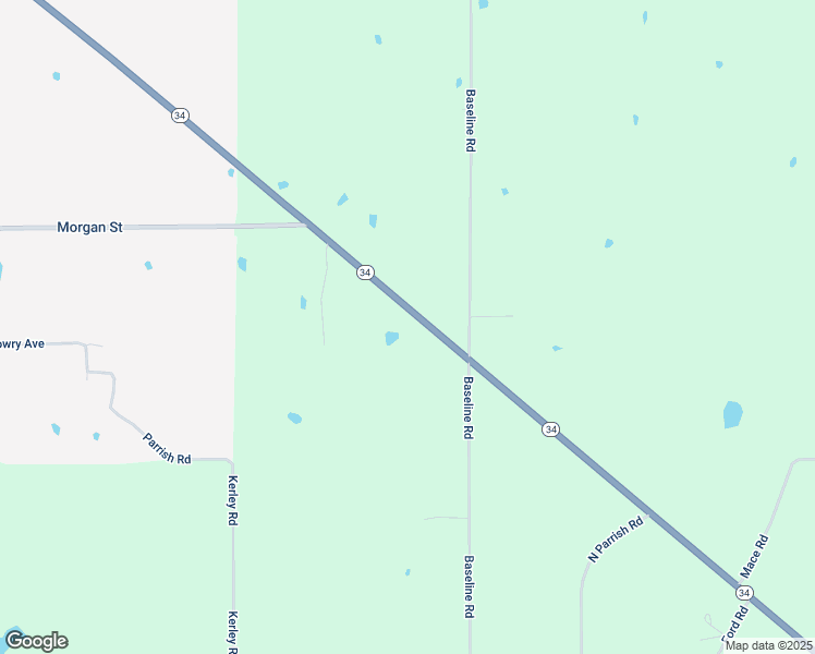 map of restaurants, bars, coffee shops, grocery stores, and more near 17796 Illinois 34 in Thompsonville