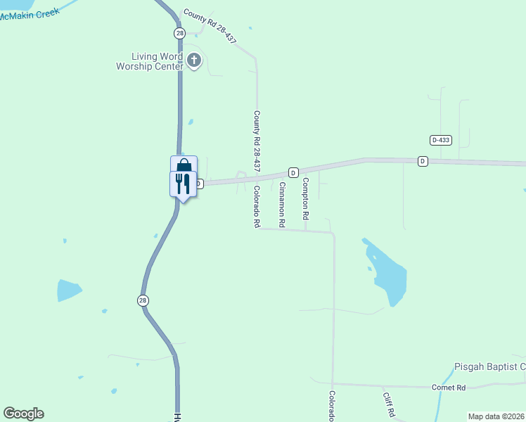 map of restaurants, bars, coffee shops, grocery stores, and more near 13860 Colorado Road in Dixon