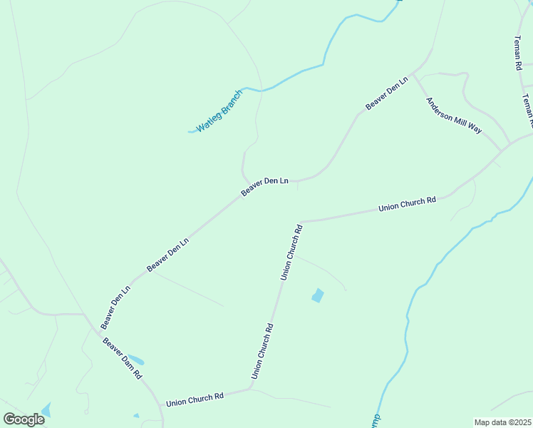 map of restaurants, bars, coffee shops, grocery stores, and more near 15437 Beaver Den Lane in Beaverdam