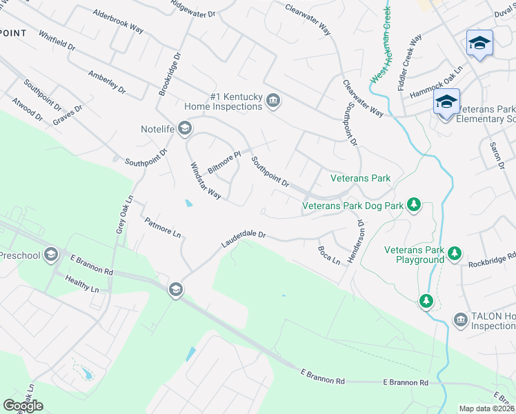 map of restaurants, bars, coffee shops, grocery stores, and more near 4525 Windstar Way in Lexington