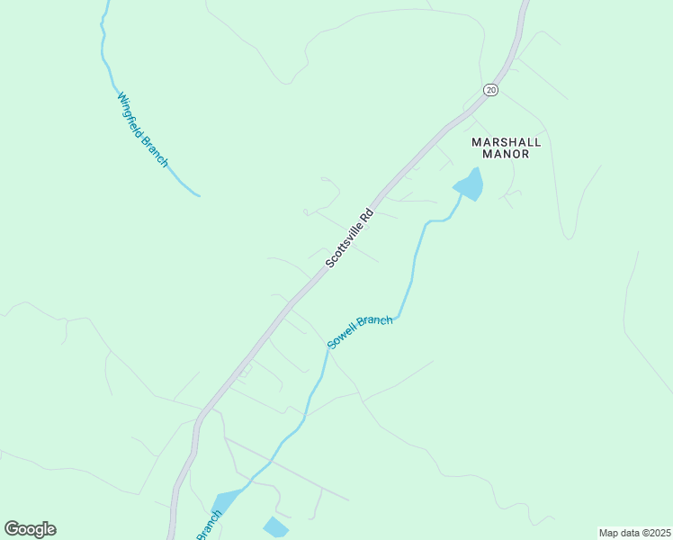 map of restaurants, bars, coffee shops, grocery stores, and more near 2953 Scottsville Road in Charlottesville