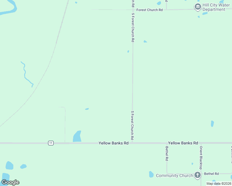 map of restaurants, bars, coffee shops, grocery stores, and more near 6424 South Forest Church Road in Benton