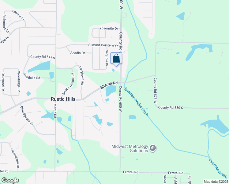map of restaurants, bars, coffee shops, grocery stores, and more near 5500 Lakeside Drive in Newburgh