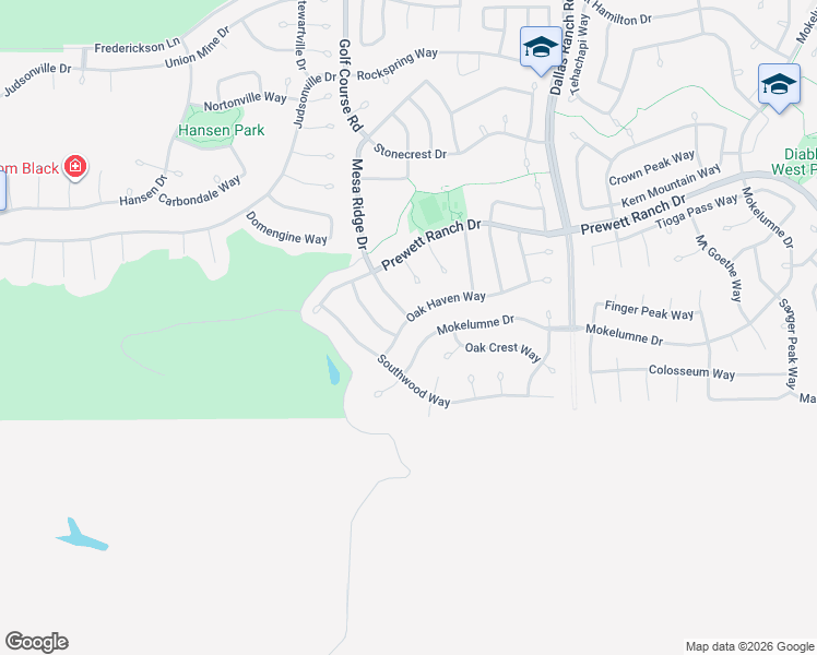 map of restaurants, bars, coffee shops, grocery stores, and more near 5229 Mesa Ridge Drive in Antioch