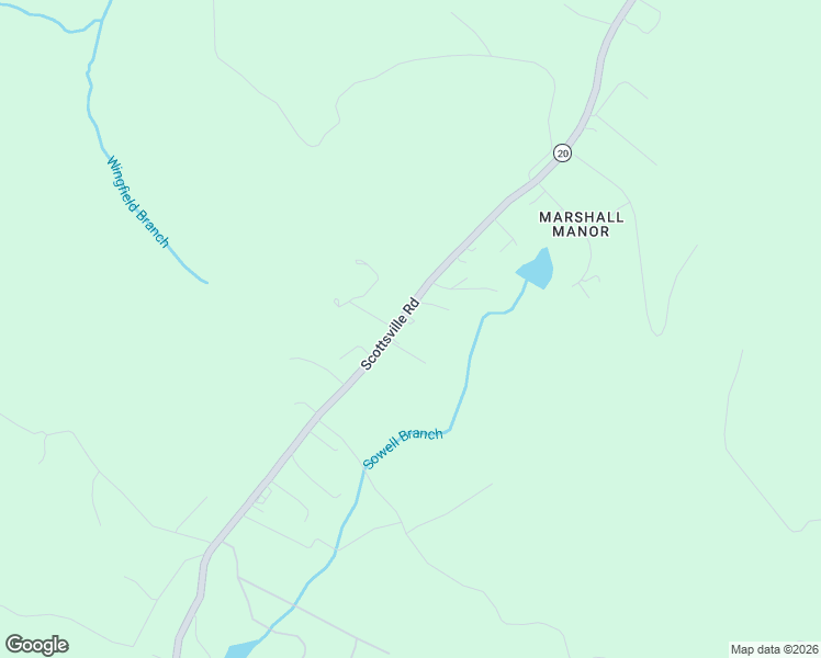 map of restaurants, bars, coffee shops, grocery stores, and more near 2874 Scottsville Road in Charlottesville