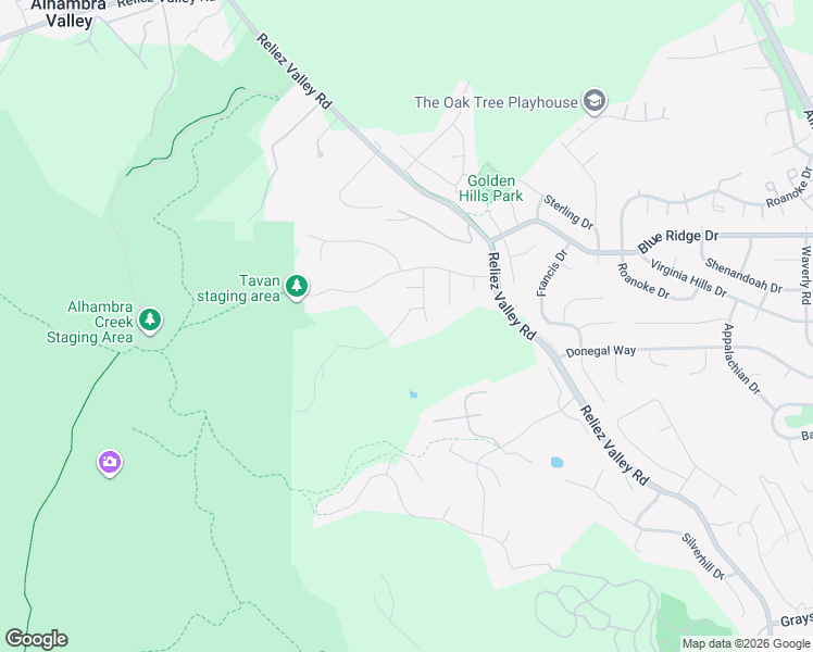 map of restaurants, bars, coffee shops, grocery stores, and more near 916 Calle Verde in Martinez
