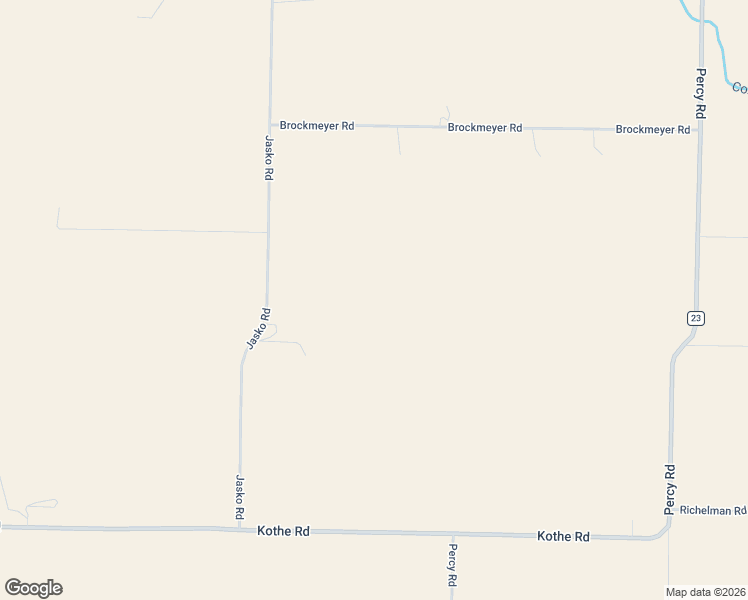 map of restaurants, bars, coffee shops, grocery stores, and more near 4120 Jasko Road in Percy