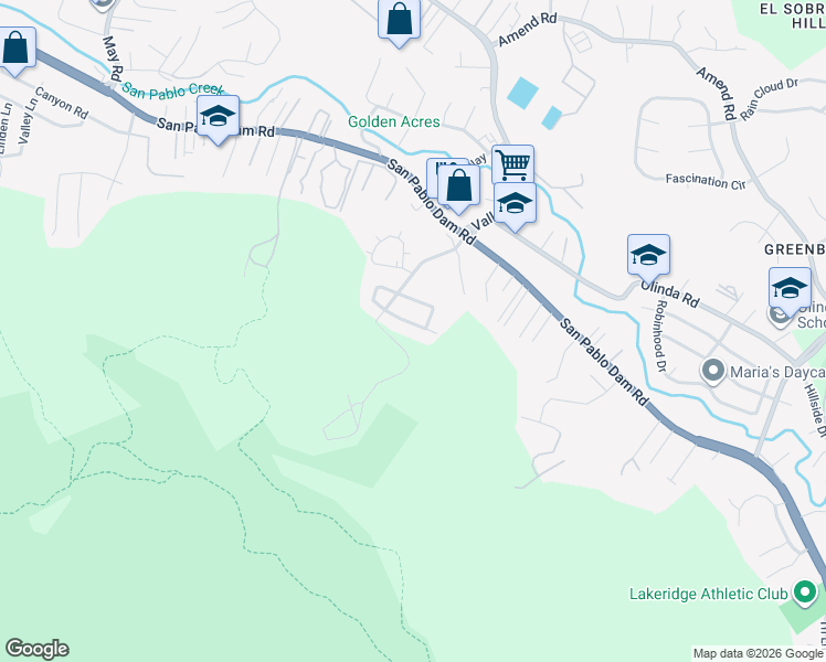 map of restaurants, bars, coffee shops, grocery stores, and more near 5489 Allison Lane in Richmond