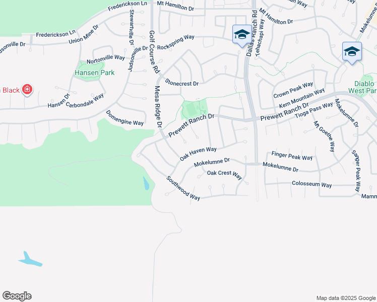 map of restaurants, bars, coffee shops, grocery stores, and more near 1213 Oak Haven Way in Antioch