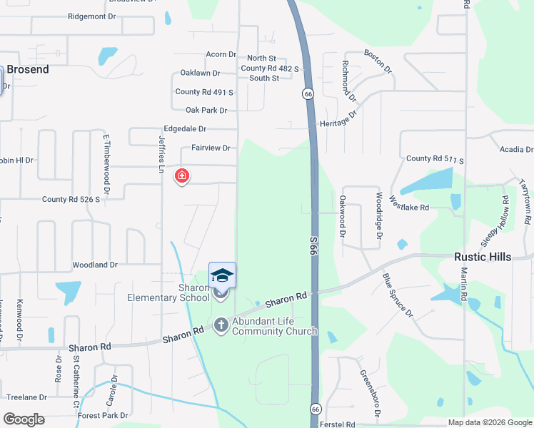 map of restaurants, bars, coffee shops, grocery stores, and more near 5300 Lenn Road in Newburgh