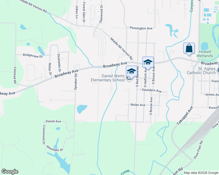 map of restaurants, bars, coffee shops, grocery stores, and more near 1736 Rollett Lane in Evansville