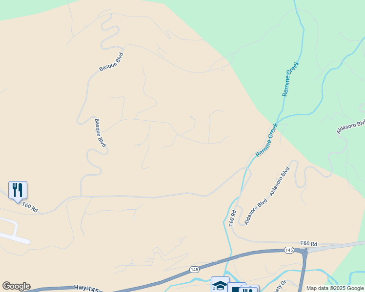 map of restaurants, bars, coffee shops, grocery stores, and more near in Telluride