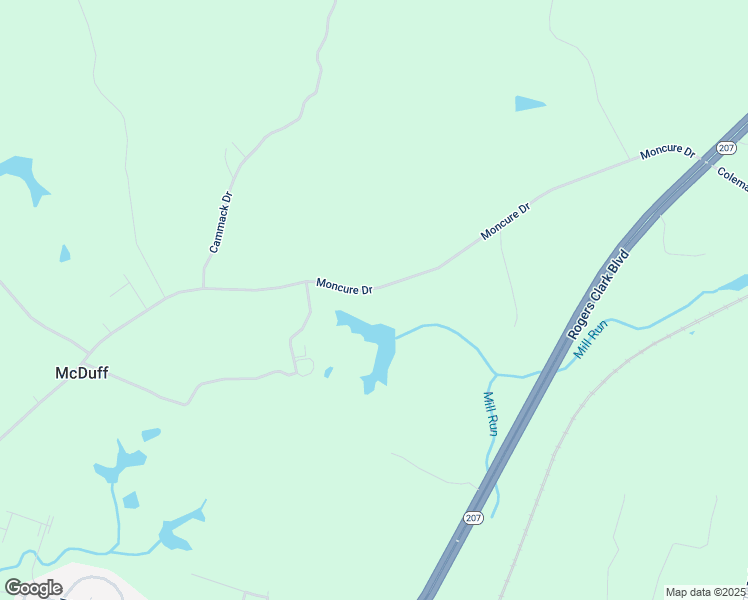 map of restaurants, bars, coffee shops, grocery stores, and more near 11314 Moncure Drive in Ruther Glen