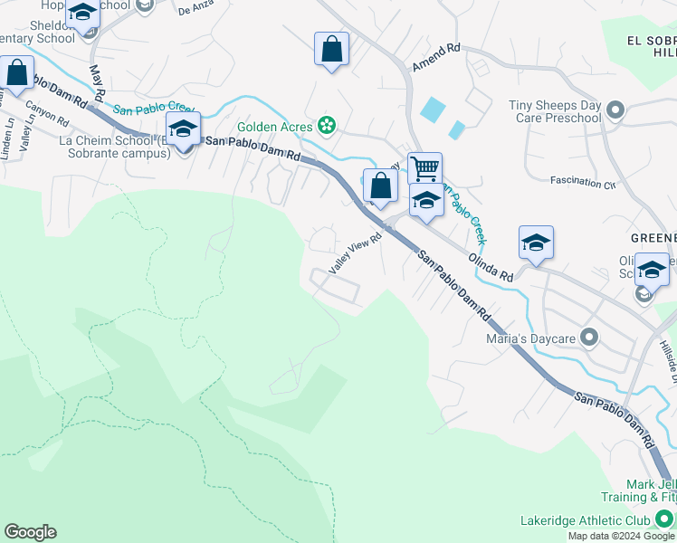 map of restaurants, bars, coffee shops, grocery stores, and more near 5401 Allison Lane in Richmond