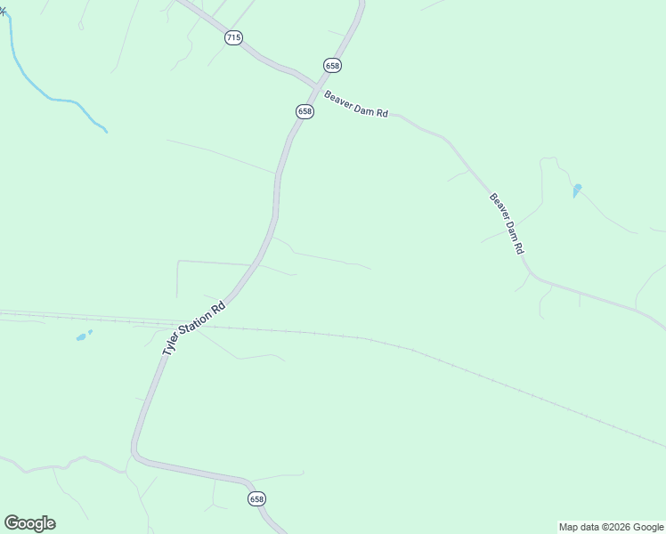 map of restaurants, bars, coffee shops, grocery stores, and more near 17750 Tyler Station Road in Beaverdam