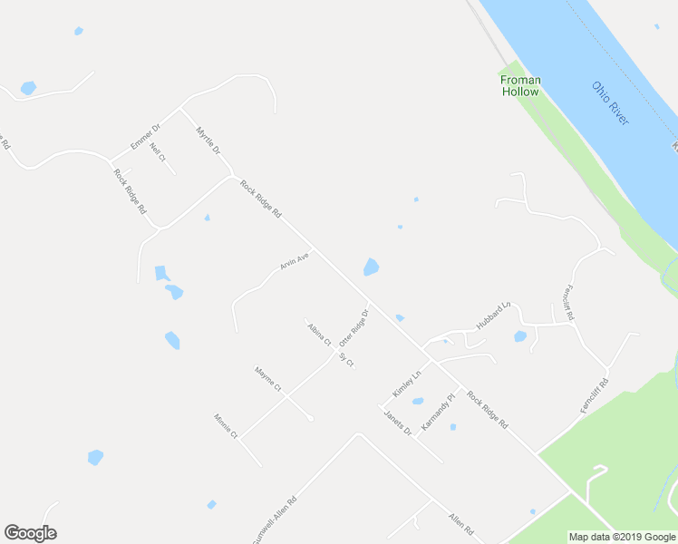 map of restaurants, bars, coffee shops, grocery stores, and more near Rock Ridge Road in Brandenburg